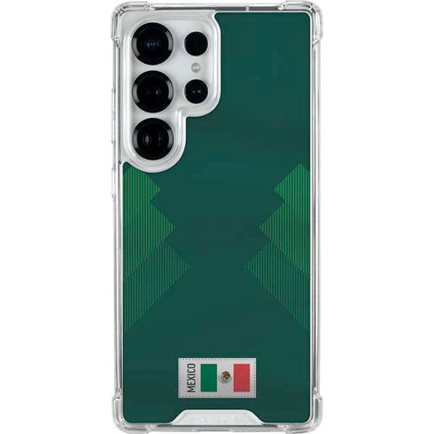 Mexico Soccer Flag Galaxy S25 Ultra Clear Case
